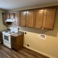 Woodland Hill - 2 bedroom, 1 bathroom unit - kitchen and utility connections